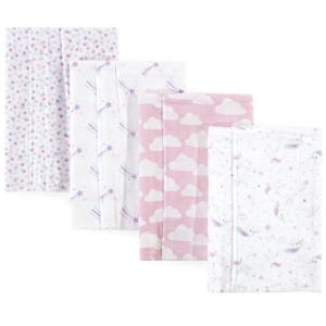 image:imageHudson Baby Unisex Baby Cotton Flannel Burp Cloths Bee One SizeMagical Unicorn