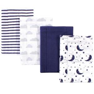 image:imageHudson Baby Unisex Baby Cotton Flannel Burp Cloths Bee One SizeMoon
