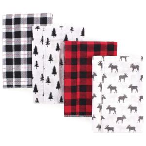 image:imageHudson Baby Unisex Baby Cotton Flannel Burp Cloths Bee One SizeMoose