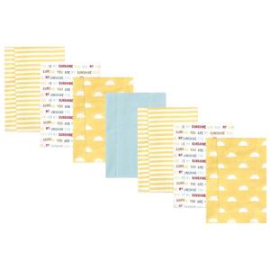 image:imageHudson Baby Unisex Baby Cotton Flannel Burp Cloths Bee One SizeMy Sunshine 7 Pack