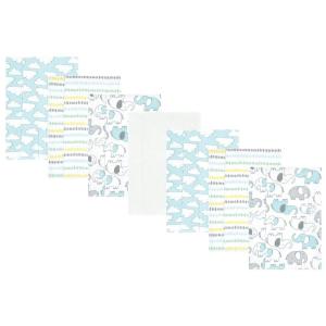image:imageHudson Baby Unisex Baby Cotton Flannel Burp Cloths Bee One SizeNeutral New Elephant 7pack