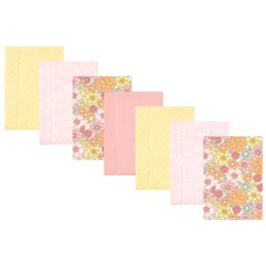 image:imageHudson Baby Unisex Baby Cotton Flannel Burp Cloths Bee One SizePeace Love Flowers 7 Pack