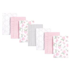 image:imageHudson Baby Unisex Baby Cotton Flannel Burp Cloths Bee One SizePink Rose