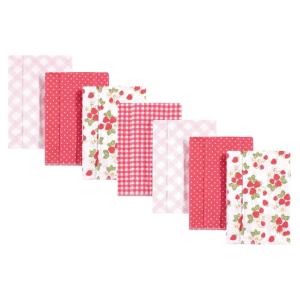 image:imageHudson Baby Unisex Baby Cotton Flannel Burp Cloths Bee One SizeStrawberries