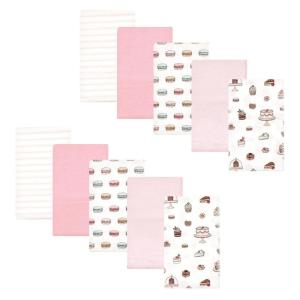 image:imageHudson Baby Unisex Baby Cotton Flannel Burp Cloths Bee One SizeSweet Bakery