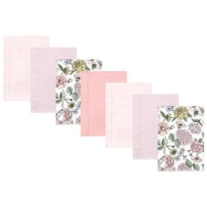image:imageHudson Baby Unisex Baby Cotton Flannel Burp Cloths Bee One SizeVintage Blossom 7 Pack