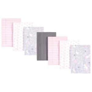 image:imageHudson Baby Unisex Baby Cotton Flannel Burp Cloths Bee One SizeWhimsical Unicorn