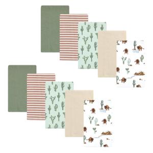 image:imageHudson Baby Unisex Baby Cotton Flannel Burp Cloths Bee One SizeWilderness 10 Pack