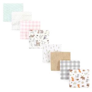 image:imageHudson Baby Unisex Baby Cotton Flannel Receiving Blankets Bundle Set Christmas Scene One SizeEnchanted Forest Woodland