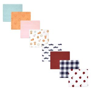 image:imageHudson Baby Unisex Baby Cotton Flannel Receiving Blankets Bundle Set Christmas Scene One SizePumpkin Spice Apple Orchard