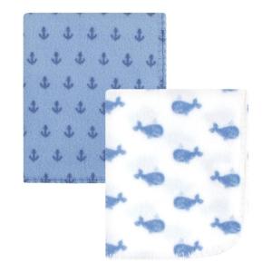 image:imageHudson Baby Unisex Baby Fleece Blankets Polar Bear One SizeBlue Whales