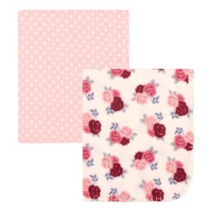 image:imageHudson Baby Unisex Baby Fleece Blankets Polar Bear One SizeFloral