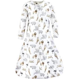 image:imageHudson Baby Unisex Baby Long Sleeve Cotton Jersey Sleeping BagModern Safari