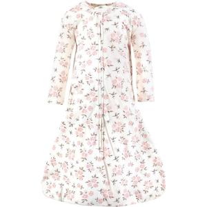 image:imageHudson Baby Unisex Baby Long Sleeve Cotton Jersey Sleeping BagNeutral Pink Floral