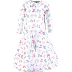 image:imageHudson Baby Unisex Baby Long Sleeve Cotton Jersey Sleeping BagPastel Butterfly