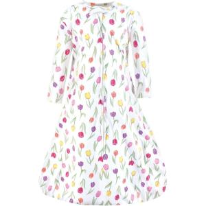 image:imageHudson Baby Unisex Baby Long Sleeve Cotton Jersey Sleeping BagSpring Tulips
