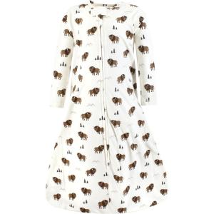 image:imageHudson Baby Unisex Baby Long Sleeve Cotton Jersey Sleeping BagWild Buffalo