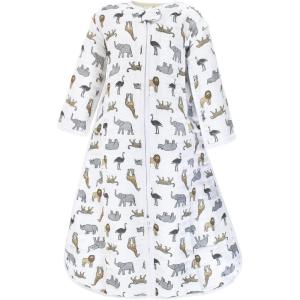 image:imageHudson Baby Unisex Baby Long Sleeve Muslin Sleeping Bag Wearable Blanket Sleep SackModern Safari