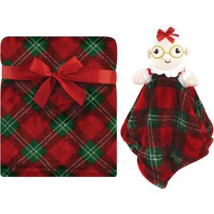 image:imageHudson Baby Unisex Baby Plush Blanket with Security Blanket Moon Girl One SizeMrs Claus