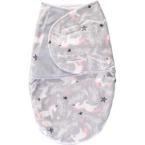 image:imageHudson Baby Unisex Baby Plush Swaddle Wrap Whale 03 MonthsGray Unicorn