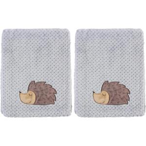 image:imageHudson Baby Unisex Baby Plush Waffle Blanket Hedgehog One SizeHedgehog
