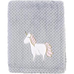 image:imageHudson Baby Unisex Baby Plush Waffle Blanket Hedgehog One SizePink Unicorn