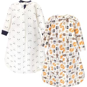 image:imageHudson Baby Unisex Baby Premium Quilted Long Sleeve Sleeping Bag and Wearable BlanketBoy Forest