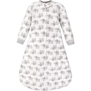 image:imageHudson Baby Unisex Baby Premium Quilted Long Sleeve Sleeping Bag and Wearable BlanketGray Elephant
