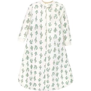 image:imageHudson Baby Unisex Baby Premium Quilted Long Sleeve Sleeping Bag and Wearable BlanketNeutral Cactus