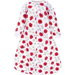 image:imageHudson Baby Unisex Baby Premium Quilted Long Sleeve Sleeping Bag and Wearable BlanketPoppy Daisy