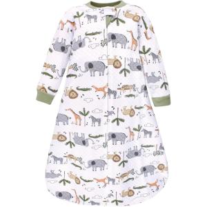 image:imageHudson Baby Unisex Baby Premium Quilted Long Sleeve Sleeping Bag and Wearable BlanketSafari Life