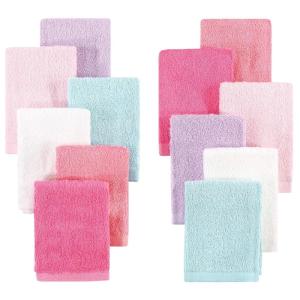 image:imageHudson Baby Unisex Baby Rayon from Bamboo Woven Washcloths 12pk Black White One SizePink Lilac