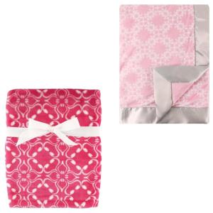image:imagePlush Blanket 2PkBlossomDamask