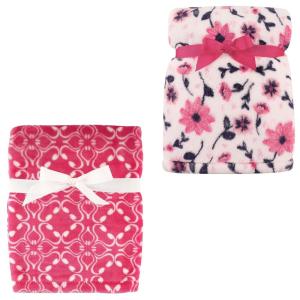 image:imagePlush Blanket 2PkBlossomModern Floral