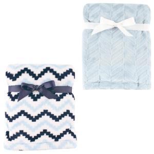 image:imagePlush Blanket 2PkChevronHerringbone