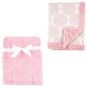 image:imagePlush Blanket 2PkCircleFloral