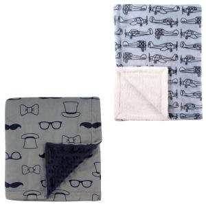 image:imagePlush Blanket 2PkGentlemanAirplane