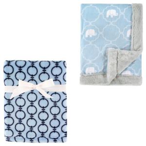 image:imagePlush Blanket 2PkLinksElephant