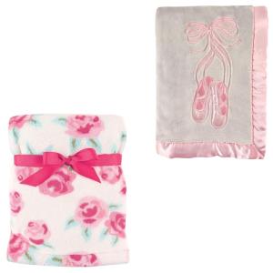 image:imagePlush Blanket 2PkRoseBallet