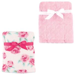 image:imagePlush Blanket 2PkRoseCircle