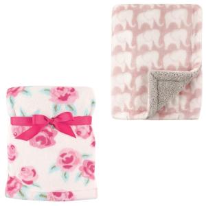 image:imagePlush Blanket 2PkRosePink Elephant