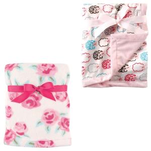 image:imagePlush Blanket 2PkRosePink Sheep
