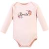 image:imageHudson Baby Baby Girls Cotton Longsleeve Bodysuits 3packBonita