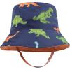 image:imageHudson Baby Baby Hudson Baby Unisex Baby Sun Protection Hat Flamingo Rainbow Stripe 012 MonthsDino Stripe