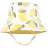 image:imageHudson Baby Baby Hudson Baby Unisex Baby Sun Protection Hat Flamingo Rainbow Stripe 012 MonthsLemon Stripe