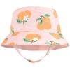 image:imageHudson Baby Baby Hudson Baby Unisex Baby Sun Protection Hat Flamingo Rainbow Stripe 012 MonthsOranges Stripe