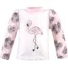 image:imageHudson Baby BabyGirls Swim Rashguard SetFloral Flamingo