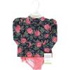 image:imageHudson Baby BabyGirls Swim Rashguard SetLeafy Floral