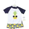 image:imageHudson Baby BabyGirls Swim Rashguard SetPineapple
