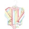 image:imageHudson Baby BabyGirls Swim Rashguard SetRainbow Stripe